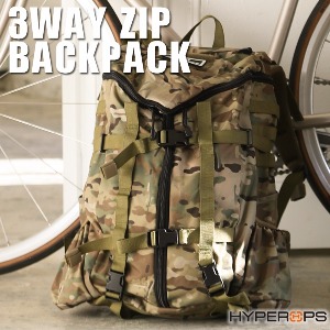 [하이퍼옵스] 쓰리웨이집 백팩 Backpack 3WAY ZIP